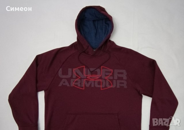 Under Armour UA Hoodie оригинално горнище L спорт суичър горница, снимка 2 - Спортни дрехи, екипи - 40862922