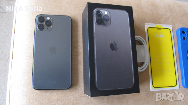 Мобилен телефон iPhone 11 Pro цвят Sp. Grey , 64GB, батерия, 92%, снимка 2 - Apple iPhone - 44664748