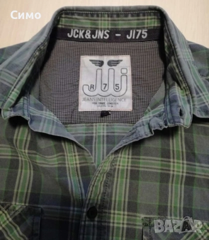 JACK & JONES - Оригинална Мъжка Риза, снимка 3 - Ризи - 53204170
