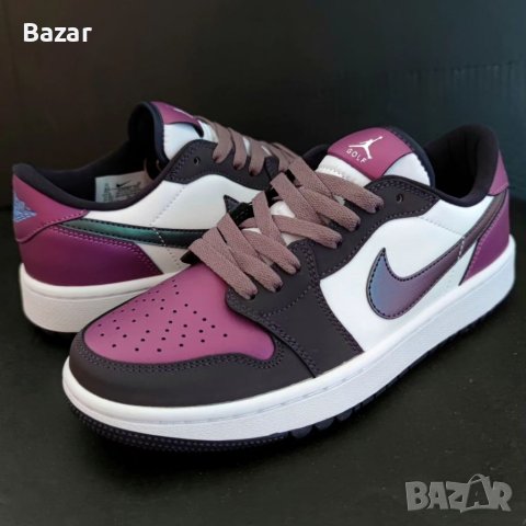 Nike Air Jordan 1 Low Purple Smoke Обувки Маратонки Размер 39 Номер Shoes Нови Оригинални Обувки, снимка 12 - Маратонки - 41168494