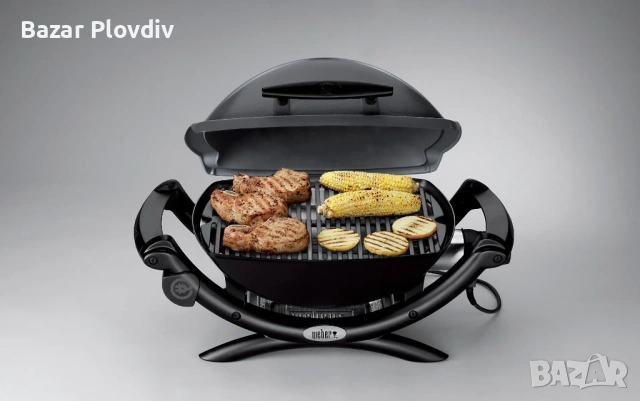 електрически грил барбекю Weber Q 1400 series grill. Чисто, нов неотпечатан., снимка 3 - Печки, фурни - 53755973