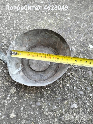 Стар меден черпак, снимка 3 - Антикварни и старинни предмети - 53042820