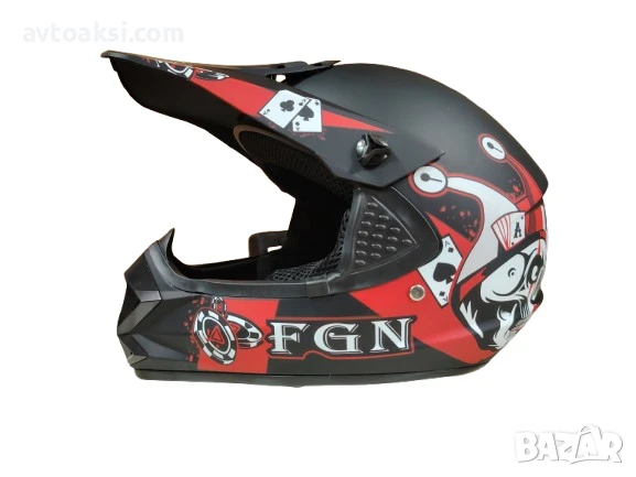 Каска Крос Мотор/Скутер/Бъги/Вело/АТВ -YF033