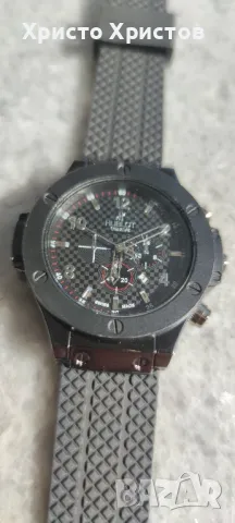 Мъжки луксозен часовник Hublot Black Limited Edition , снимка 6 - Мъжки - 47363028