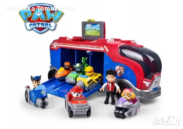 Пес патрул камион със 6 героя