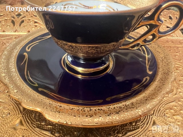 Двоен сет порцелан Echt Kobalt, снимка 14 - Антикварни и старинни предмети - 53022203