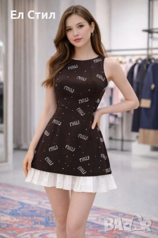 🩷Дамска рокля ✨🔥🔥🔥 👍 ✨𝗣𝗿𝗶𝗰e :30€ НА ЕДРО ✨𝗦ı𝘇𝗲:  SS MM LL 📌6 бр, снимка 4 - Рокли - 53671970