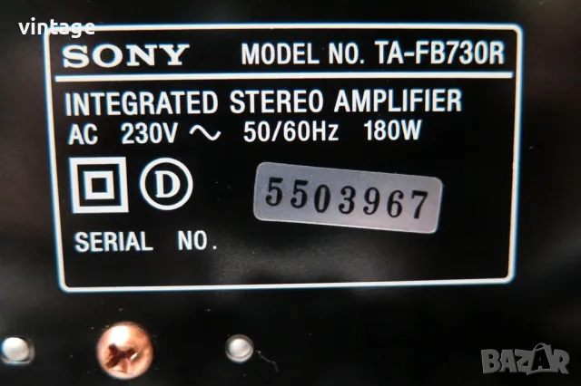 Sony TA-FB730R, снимка 9 - Ресийвъри, усилватели, смесителни пултове - 47537683