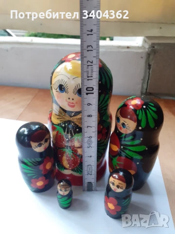Матрьошка руска дарвена кукла 5 в 1, снимка 4 - Антикварни и старинни предмети - 50728198