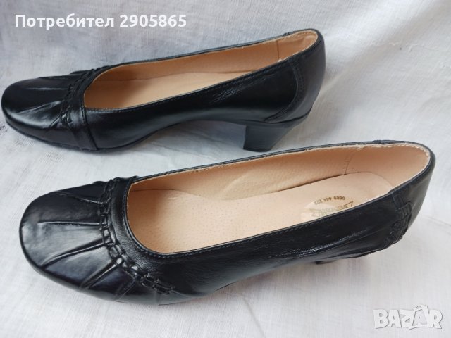 Нови кожени български обувки, снимка 2 - Дамски обувки на ток - 42299790