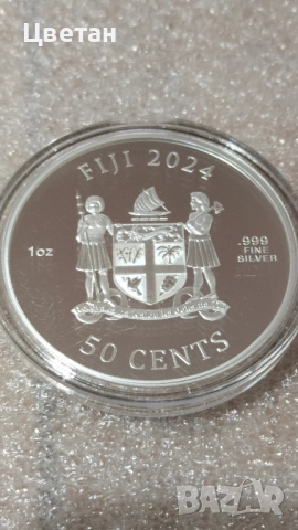 Сребърна монета ,Мона Лиза, снимка 2 - Нумизматика и бонистика - 52511783