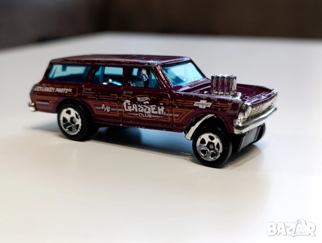 Hot Wheels ’64 Chevy Nova Gasser – Gasser Club, снимка 2 - Колекции - 51915653