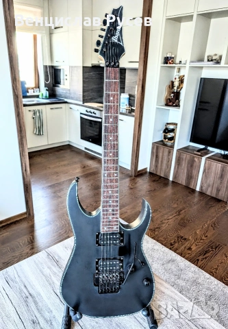 Ibanez RG320EXZ Black Flat, 2021, Indonesia, снимка 2 - Китари - 53853454