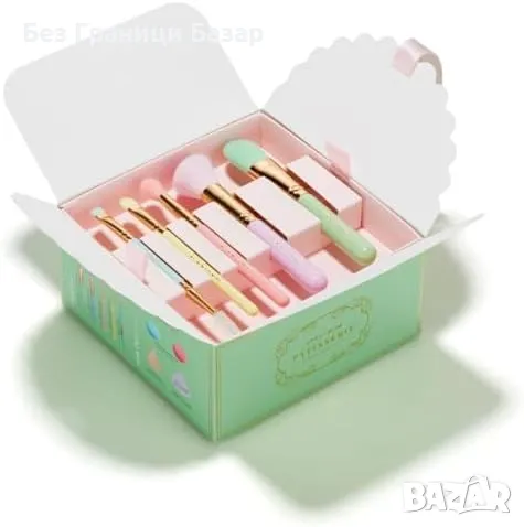 Нови Мини четки и гъбички за грим Комплект от 9 части Spectrum за жени, снимка 4 - Други - 49734474