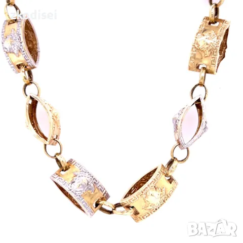 Златен синджир 39,74гр. 68см. 14кр. проба:585 модел:28778-1, снимка 2 - Колиета, медальони, синджири - 48528736