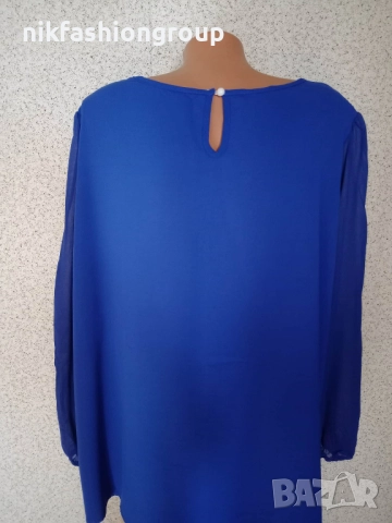 Синя официална туника, 3ХL размер, снимка 3 - Туники - 52512638