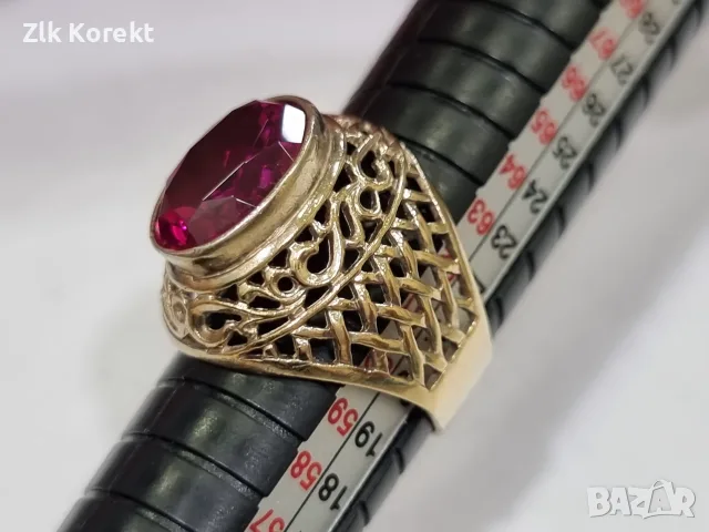 Сребърен пръстен от СССР , снимка 10 - Пръстени - 56271549