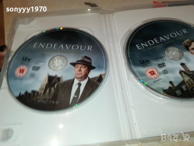ENDEAVOUR X2 DVD 2109251059, снимка 4 - DVD филми - 51784384