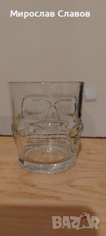 Комплект стъклени чаши "череп" 6 бр, снимка 4 - Чаши - 52325900