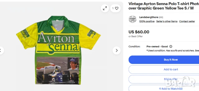 Оригинална фланелка на великия Ayrton Senna, снимка 7 - Фен артикули - 50669970