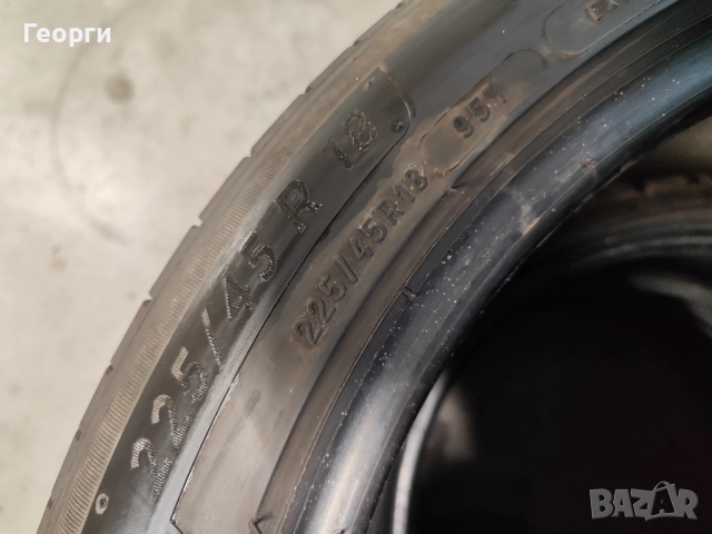 2бр.летни гуми 225/45/18 Michelin, снимка 3 - Гуми и джанти - 52466352