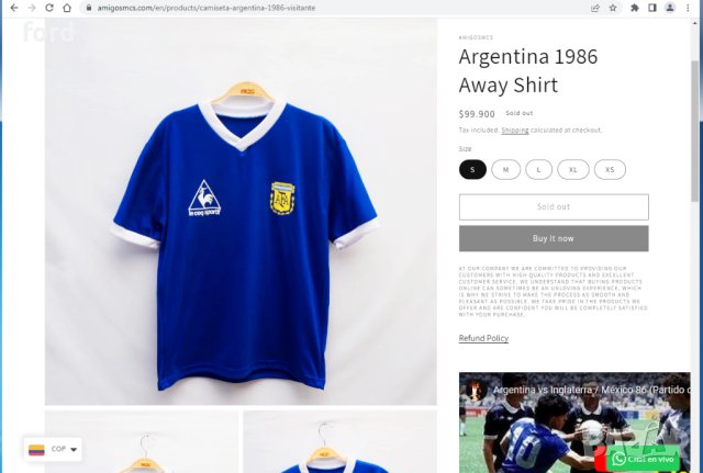 Футболна тениска Argentina Maradona , снимка 4 - Футбол - 42136245