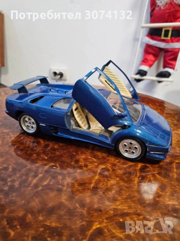 Метална колекционерска количка Lamborghini Diablo 1990, снимка 5 - Колекции - 53209284