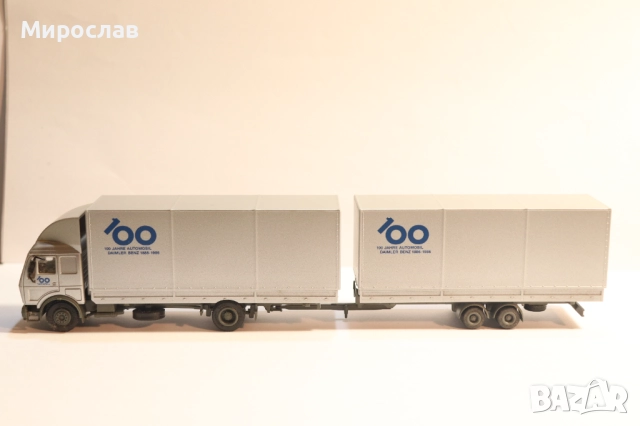 	HERPA 1:87 H0 MERCEDES TIR КАМИОН МОДЕЛ