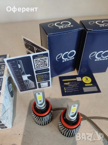 Led крушки H11/H8 NIKEN 40w. 12/24v., снимка 5 - Части - 52891575