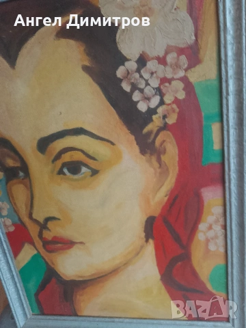 Стара маслена картина , снимка 7 - Картини - 53339444