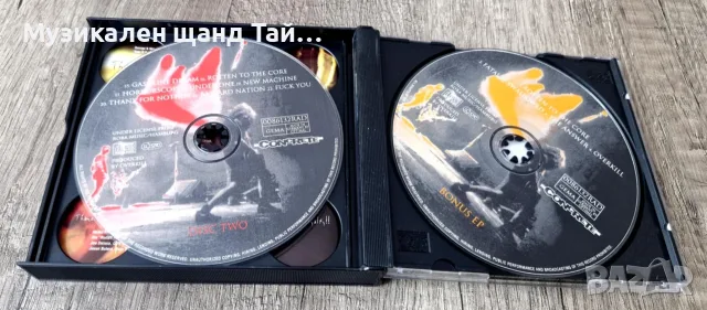 Компакт Дискове - Рок - Метъл: Over Kill – Wrecking Your Neck - Live - 3 CD (Incl. CD EP), снимка 4 - CD дискове - 56079368