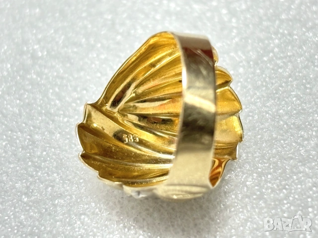 Дамски Златен Пръстен-2,44 грама, 14К (проба 585), снимка 8 - Пръстени - 53642221