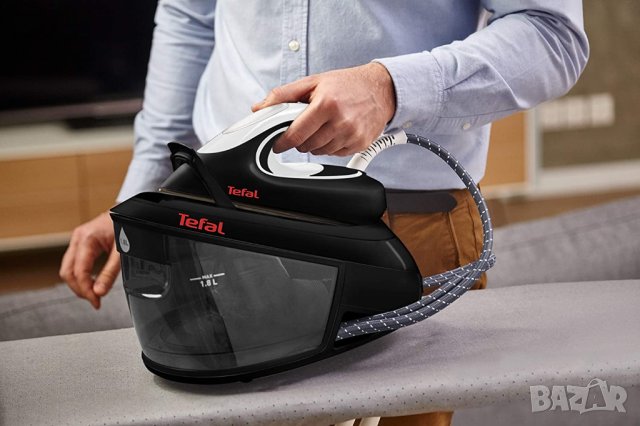 Паров генератор Tefal SV8055E0 Express Anti-Calc, 2800 W, Плоча Durilium, снимка 7 - Ютии - 41511856