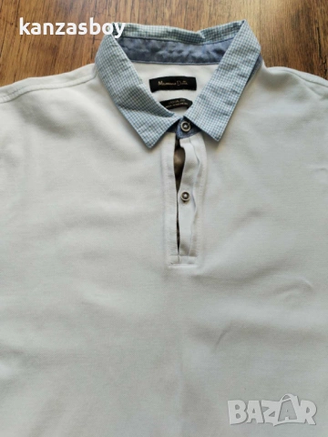 massimo dutti - страхотна мъжка тениска КАТО НОВА L, снимка 4 - Тениски - 53773555