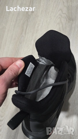 Мъжки туристически обувки Salomon Gore-tex Ultra 4 Mid Gtx - black/magnet/pearl blue, снимка 11 - Спортни обувки - 53113439