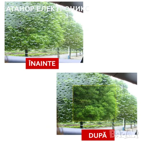 Дъждоустойчиво фолио (2 опаковки) - за автомобилни стъкла, 150 x 200 mm - прозрачно, снимка 1