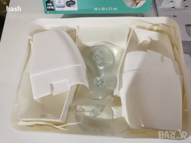 Нехлъзгаща се табуретка за баня със здрава пластмасова текстурирана повърхност, 150 kg товароподемно, снимка 5 - Други стоки за дома - 48433142