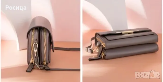 Дамска чанта портмоне в червено , снимка 2 - Чанти - 50377581