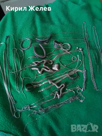 100 грама сребърни накити за поправка за реставрация за части или за материал 50648, снимка 5 - Колиета, медальони, синджири - 50238469