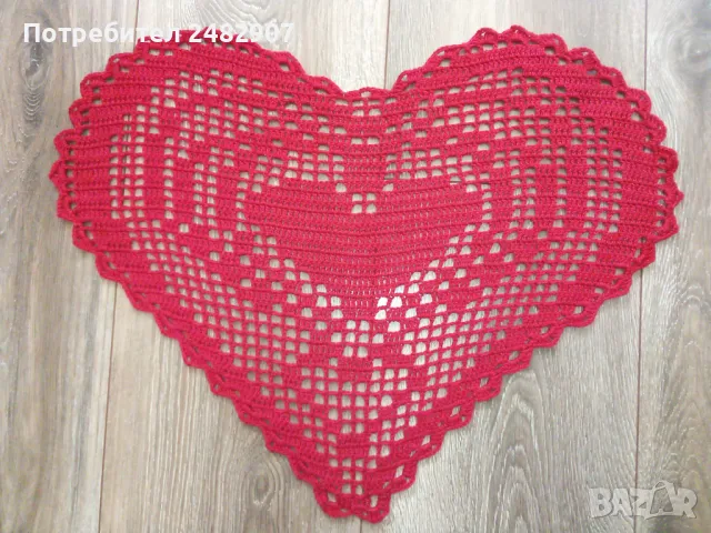 Декорация "Сърце" - ръчна изработка, снимка 5 - Декорация за дома - 48974823