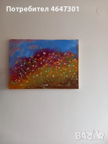 картина, рисувана с маслени бои , снимка 2 - Картини - 52363780