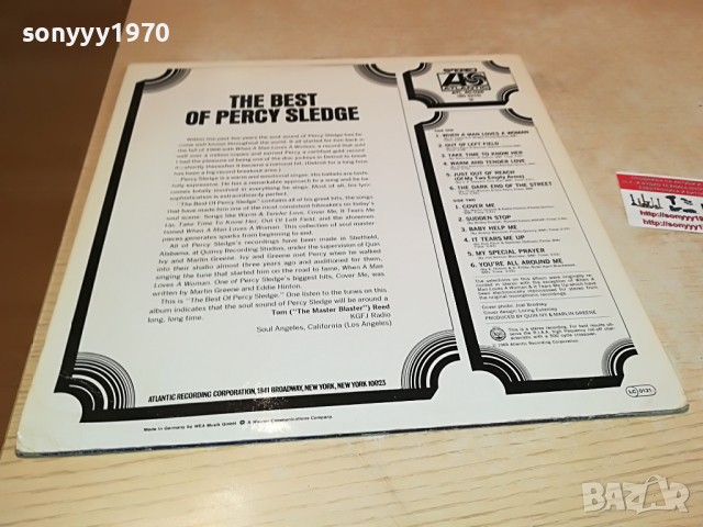 PERCY SLEDGE-MADE IN GERMANY 1504220937, снимка 13 - Грамофонни плочи - 36463484