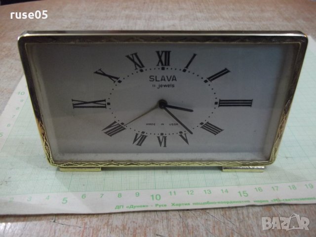 Часовник будилник "SLAVA" работещ - 4, снимка 2 - Други - 34408057