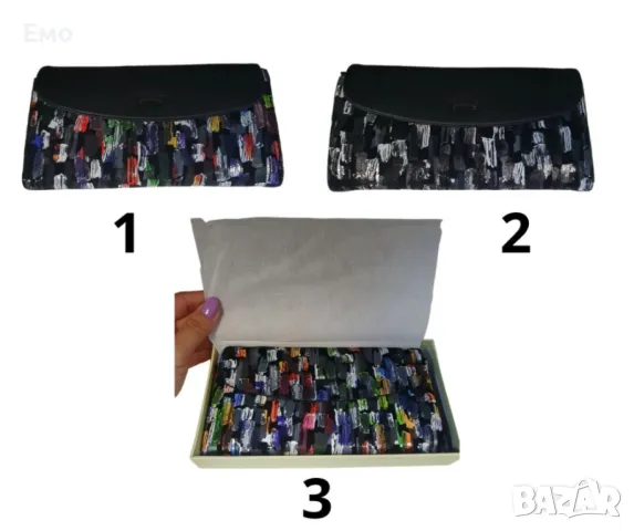 Дамски многоцветни стилни портмонета, снимка 2 - Портфейли, портмонета - 48499147