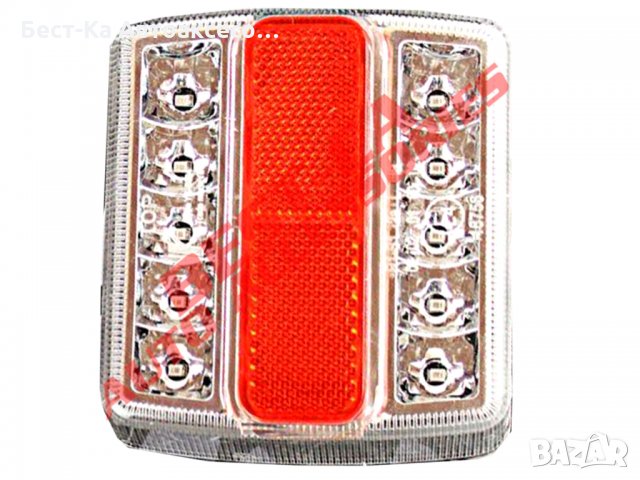 LED стопове пет функции за ремаркета и колесари с магнит и кабел, снимка 2 - Аксесоари и консумативи - 33842504