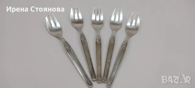 5 броя посребрени десертни вичлички Bruckmann 90  , снимка 10 - Прибори за хранене, готвене и сервиране - 48095769