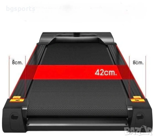 Бягаща пътека 2.75 мотор с подарък вибромасажен колан, снимка 3 - Фитнес уреди - 53034933