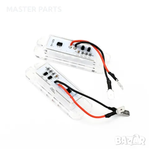 LED плафони за заден регистрационен номер за Mercedes G class W463 1990-2018, снимка 5 - Части - 47673426