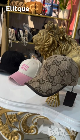 шапки с козирка Gucci miu miu 