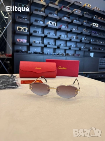 очила с черен обикновен калъф и Ув защита Gucci cartier, снимка 15 - Слънчеви и диоптрични очила - 52582358